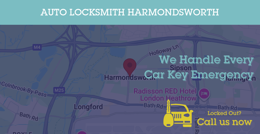 Auto Locksmith Services in Harmondsworth - UB postcode